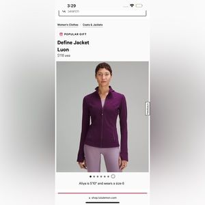 Lululemon Define Jacket!